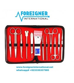 Advanced Anatomy & Biology Lab Dissection Kit- PURE STAINLESS STEEL- For Students, Lab, Veterinary, 